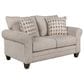 XENIA Wowza Stationary Sofa and Loveseat Set in Sand, , large