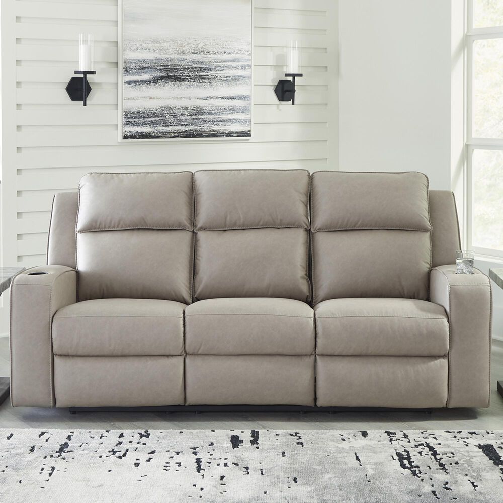 Ashley Lavenhorne Manual Sofa in Pebble, , large