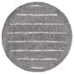 Safavieh Venus Shag VNS604J 2"7" Round Grey and Ivory Area Rug, , large