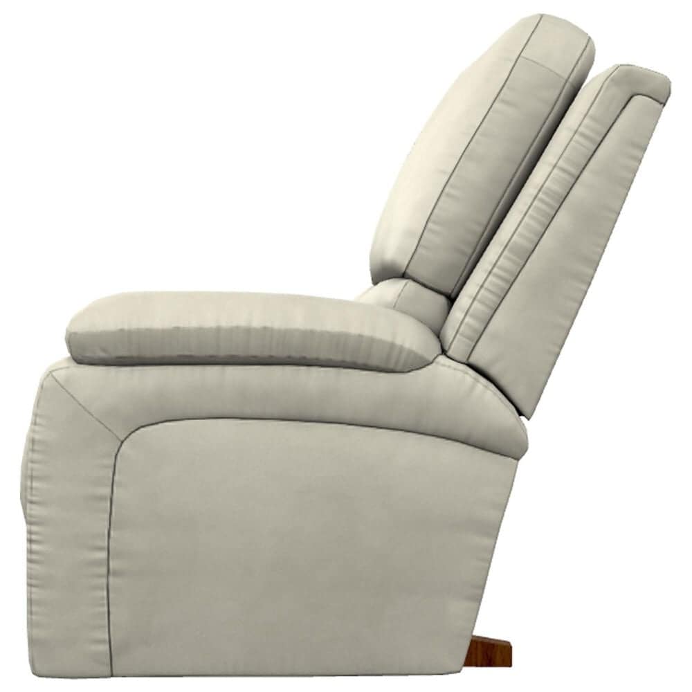 La-Z-Boy Greyson Leather Rocking Recliner in Ice, , large