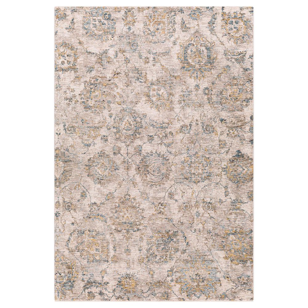 Surya Mirabel 2" x 3" Teal, Aqua, Mustard, Brown, Taupe and Beige Area Rug, , large