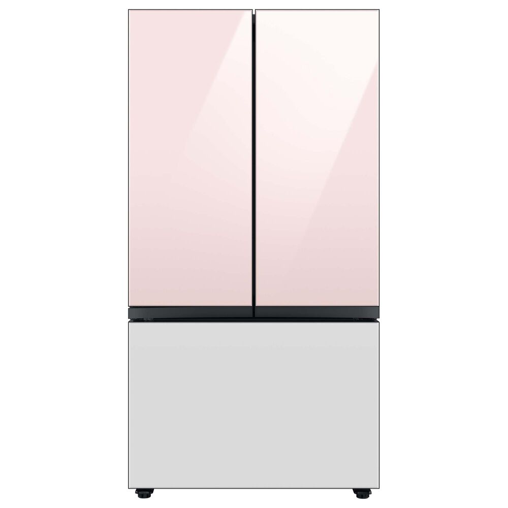 Samsung Bespoke Bespoke 3-Door French Door Refrigerator Bottom Panel in White Glass, , large