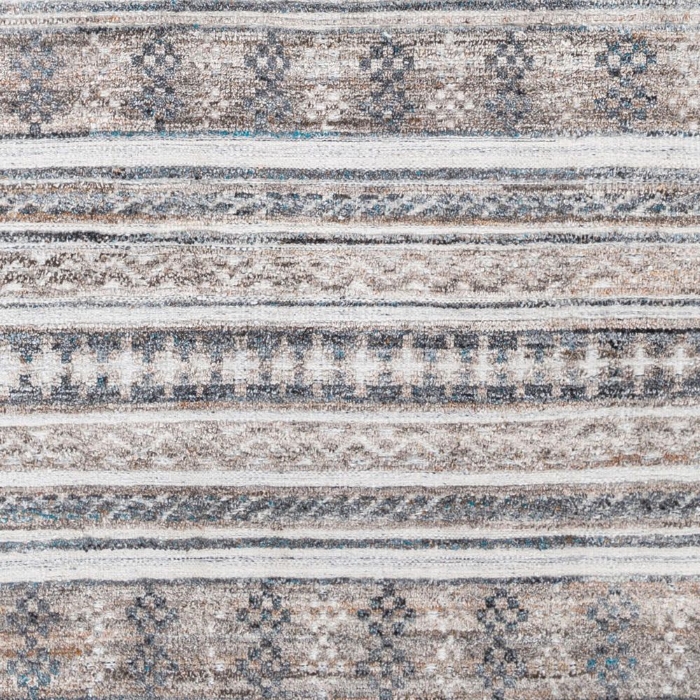 Surya Pompei Brown, Off-White, Light Gray, Black, Dark Blue and Charcoal 10&#39; x 14&#39; Area Rug, , large