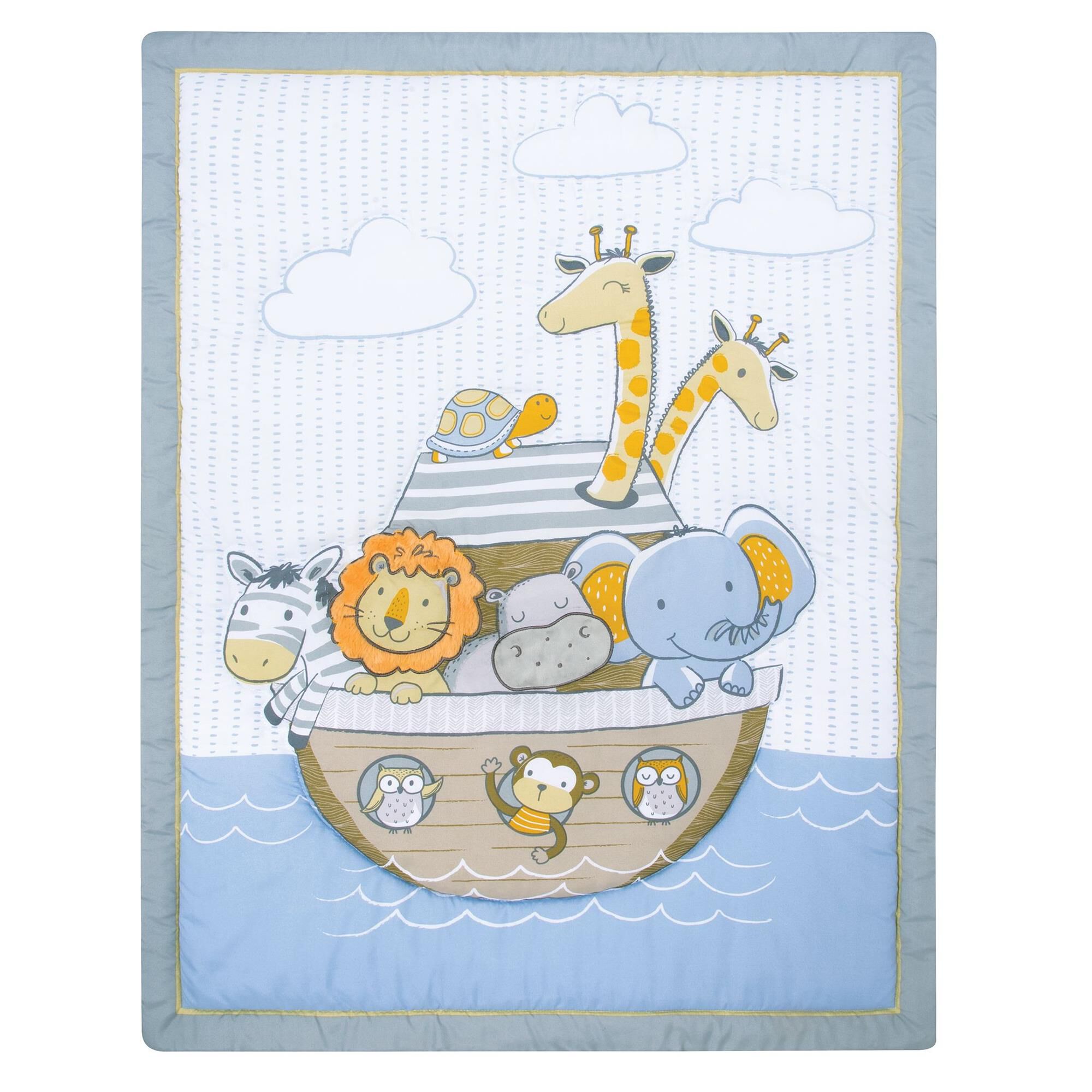 Noah's ark bedding set for baby hot sale