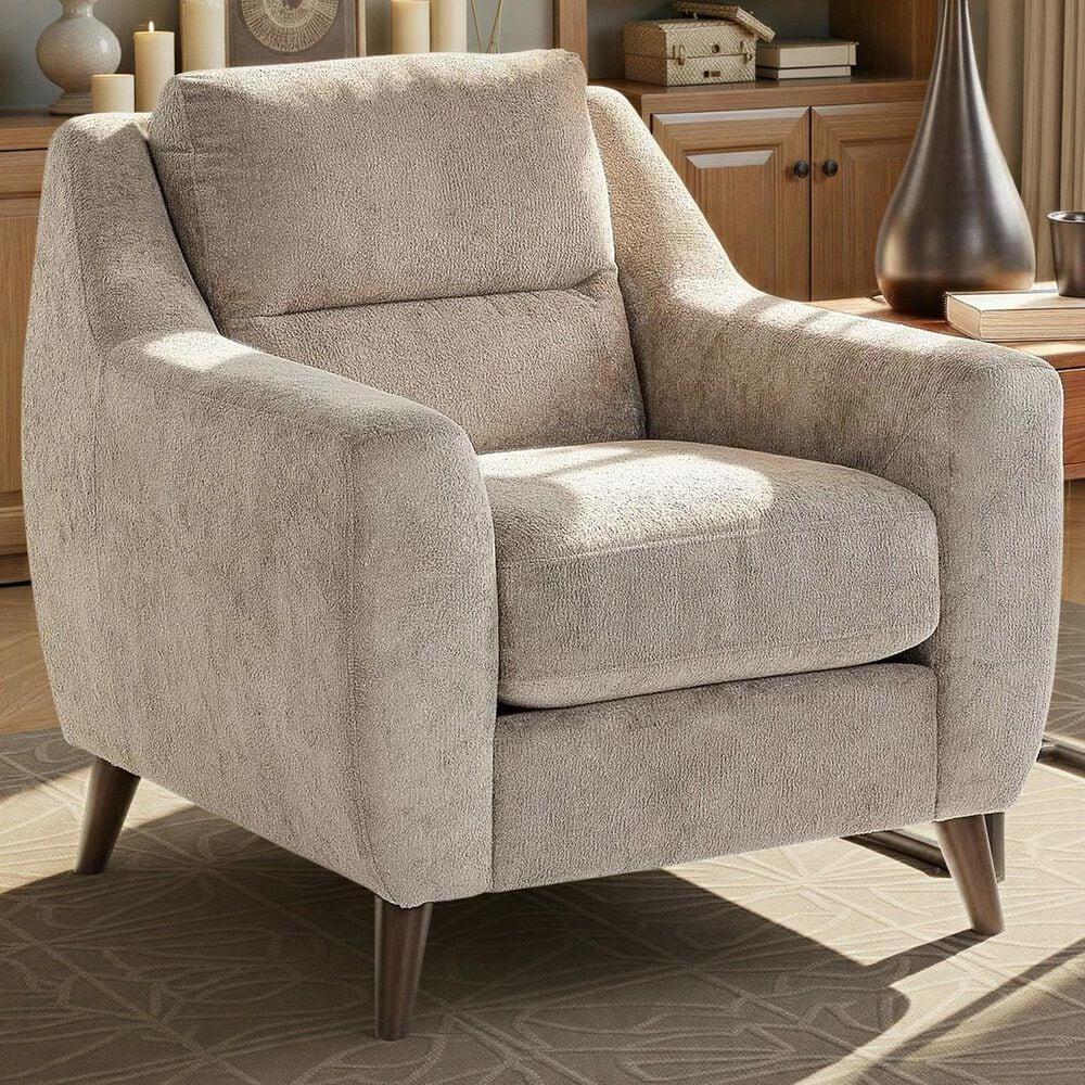 LumiSource Carly Accent Chair in Pewter, , large