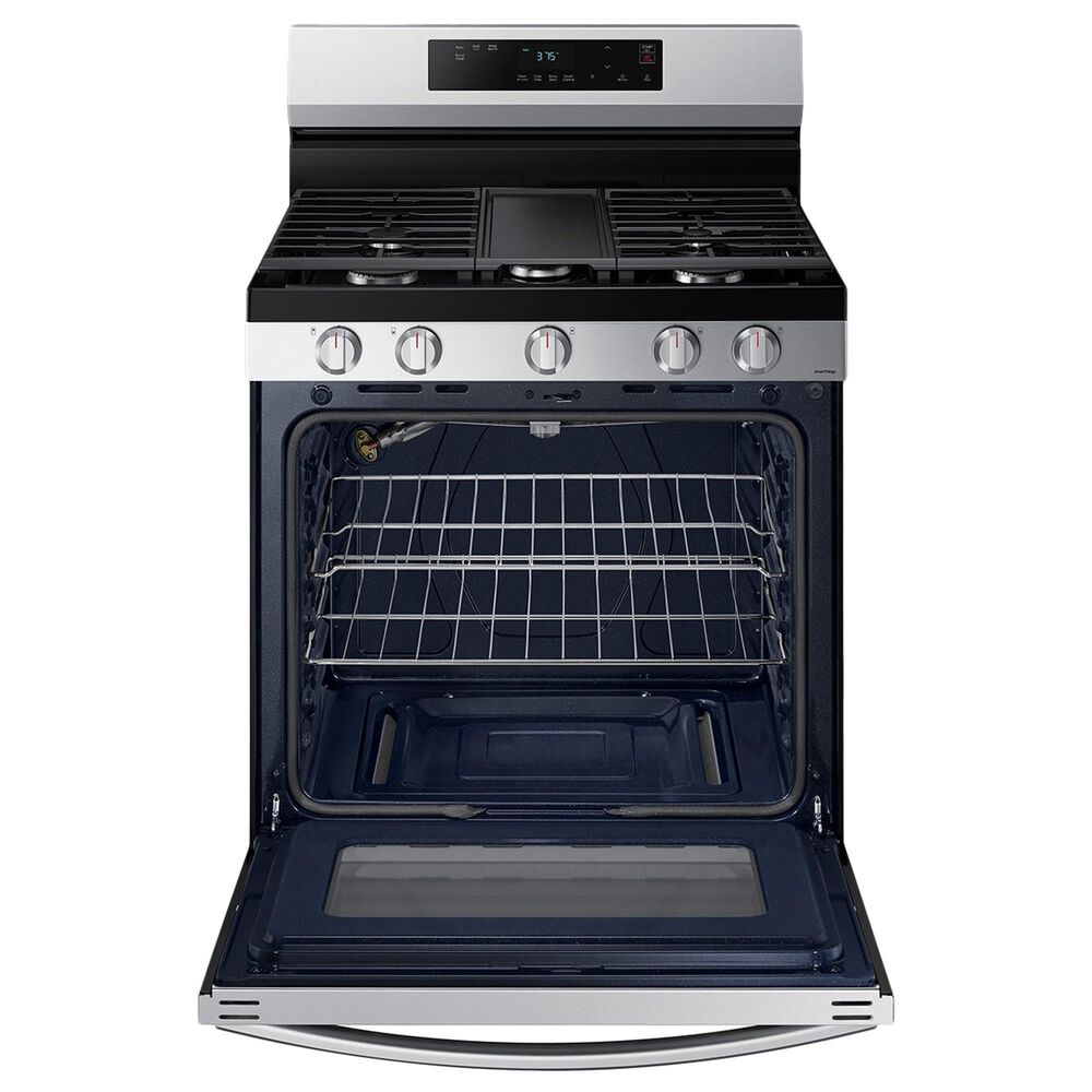 Samsung 6 Cu. Ft. Freestanding Gas Range with Integrated Griddle in Stainless Steel, , large