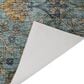 Dalyn Rug Company Silk Road Denim, Sky, Gray, Gold, Ivory and Fern 9" x 12" Area Rug, , large