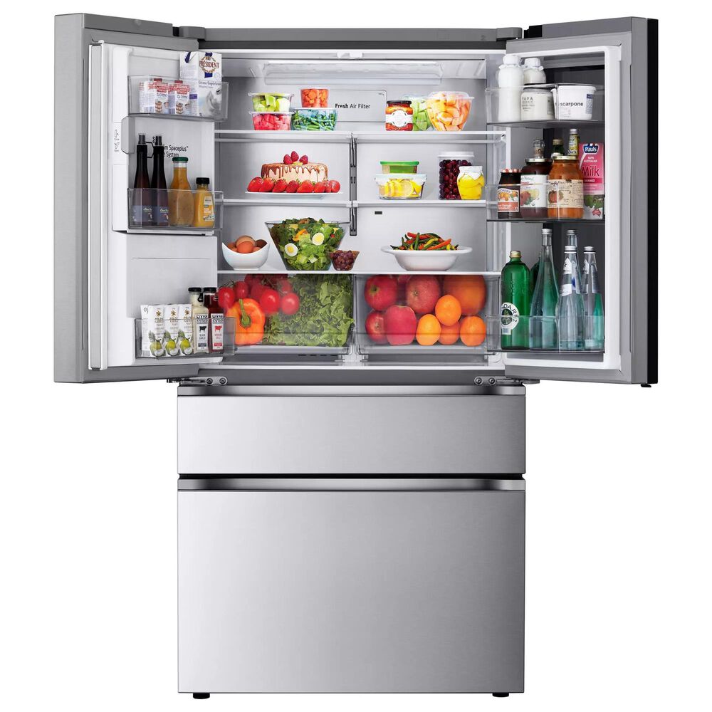 LG 29 Cu. Ft. Smart Standard-Depth Max French Door Refrigerator in PrintProof Stainless Steel, , large