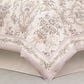 Royal Court Avant Garden 4-Piece Full Comforter Set in Blush, , large