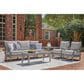Ashley Cove Beach Outdoor Sofa with Cushion in Gray, , large