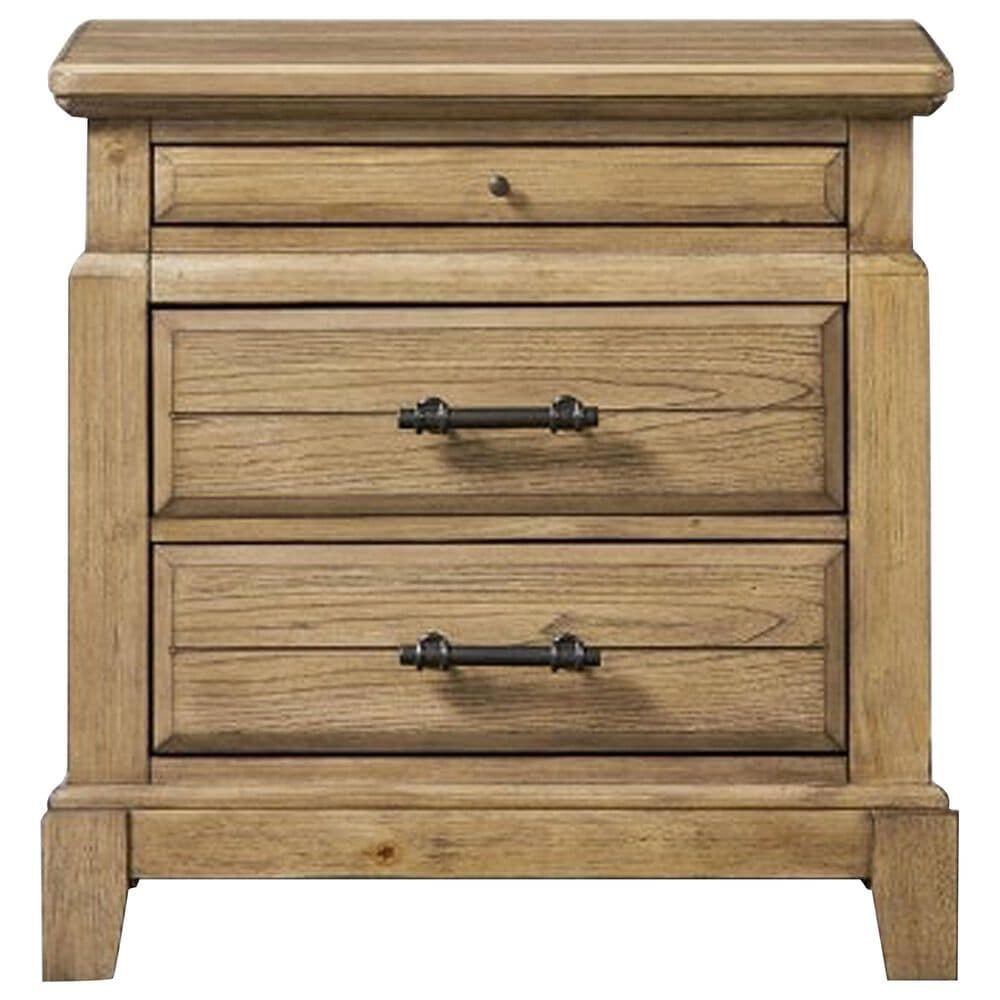 Sterling Timber Bellamy Lane 2 Drawer Nightstand in Caramel, , large