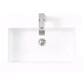 James Martin Vanities Boston 23.6" Single Wall Brackets in Matte Black with 3 cm White Glossy Resin Top and Rectangular Sink, , large