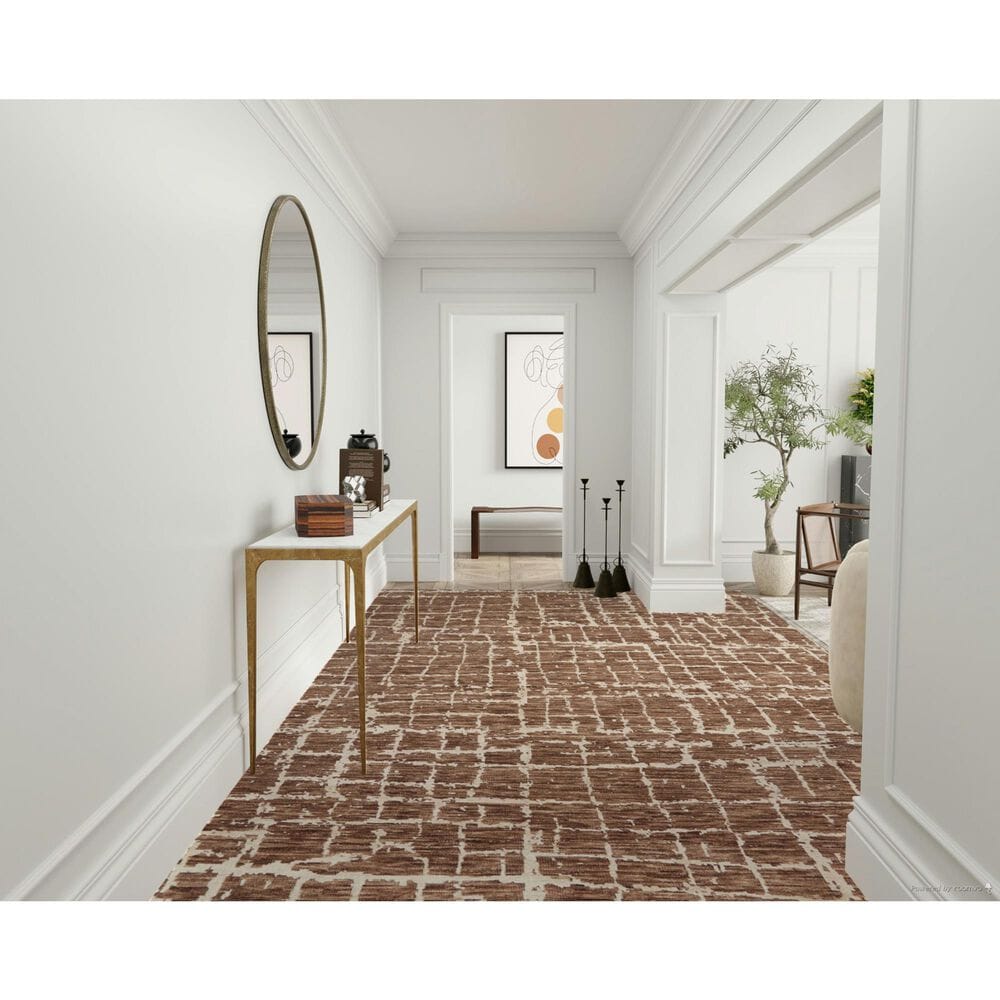 Nourison Luna 9&#39;9&quot; x 13&#39;9&quot; Mocha and Ivory Area Rug, , large