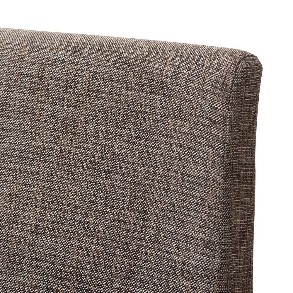 Baxton Studio Nexus Side Chair with Gravel Cushion in Walnut Brown (Set of 2), , large