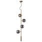 Zuo Modern Zatara Ceiling Lamp in Brass, , large