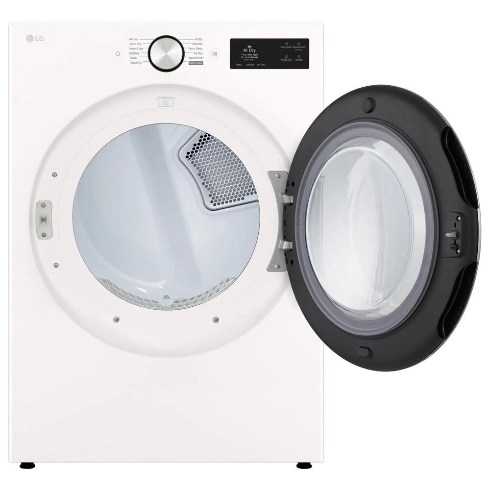 LG 5 Cu. Ft. Smart Front Load Washer and 7.4 Cu. Ft. Electric Dryer Laundry Pair in Alpine White, , large
