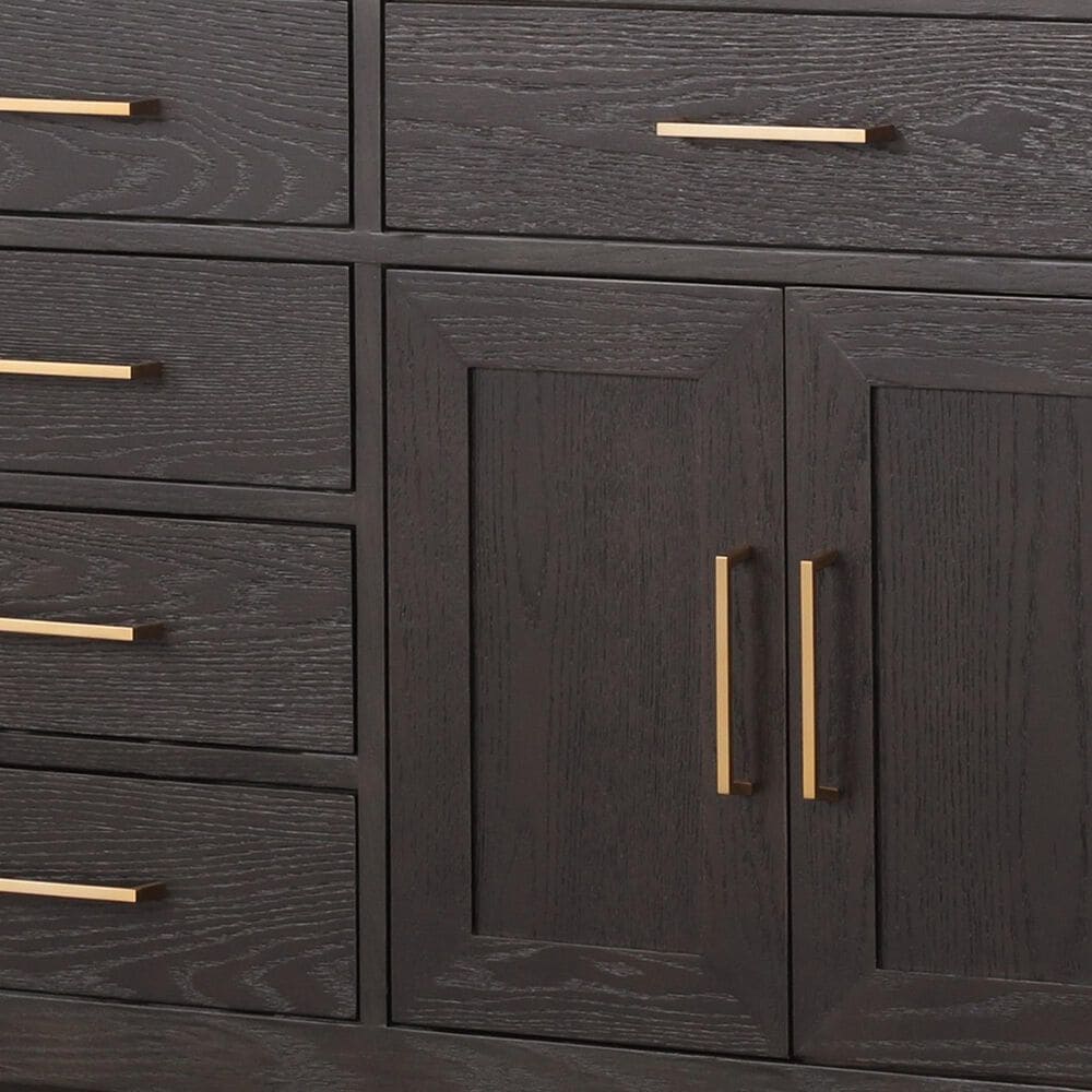 Lexora Home Abbey 72&quot; Double Bathroom Vanity in Brown Oak with 2 cm White Quartz Top and Rectangular Sinks, , large