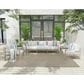 Nourison Courtyard Ivory and Silver 6" x 9" Indoor/Outdoor Area Rug, , large