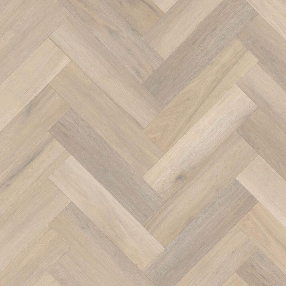 Karndean Korlok Select Texas White Ash 6" x 24" Herringbone Vinyl Plank, , large