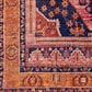 Surya Amelie AML-2347 8"10" x 12" Blue, Pink, Orange and Wheat Area Rug, , large