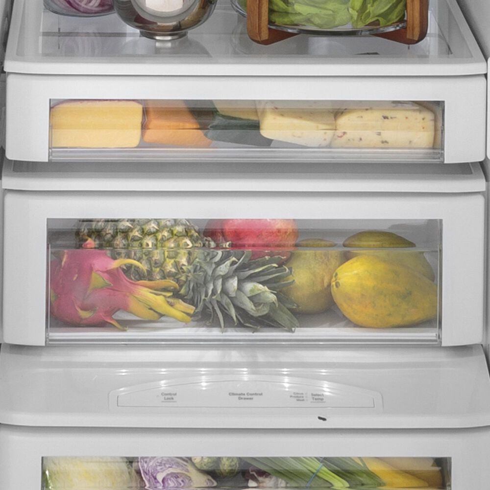 GE Profile 42&quot; Side-by-Side Refrigerator in Fingerprint Resistant Stainless Steel, , large