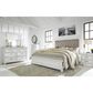 Ashley Kanwyn 4-Piece Cal King Upholstered Bed Set in Whitewash, , large