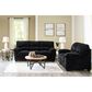 Ashley SimpleJoy Stationary Sofa in Onyx, , large