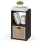 HOMLUX 2-Cube Open Shelf Bookshelf in Espresso, , large