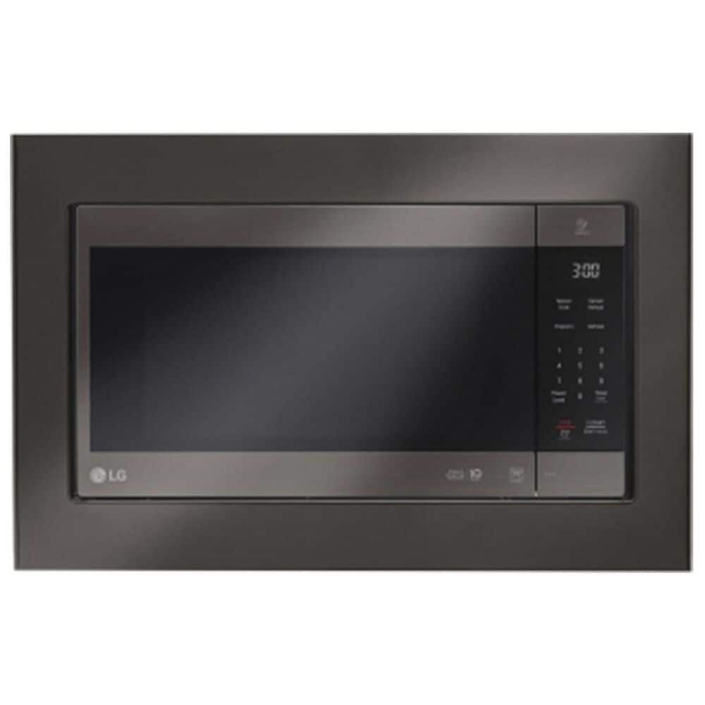 LG 30" Microwave Trim Kit in Black Stainless Steel, , large