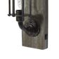 Maple and Jade Battery-Operated Geometric Wall Accent Lamp in Matte Black and Brown, , large