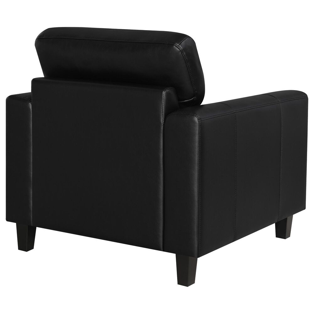 Coaster Scotland Accent Arm Chair in Black, , large