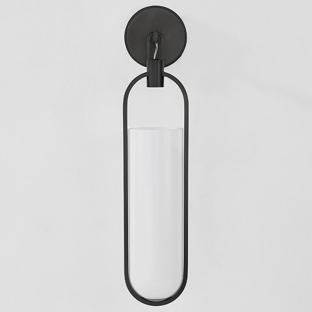 Hudson Valley Lighting Lorimer 1-Light Wall Sconce in Black Brass, , large