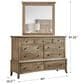 Archbold Furniture Company Provence 9-Drawer Dresser and Mirror in Sandstone, , large