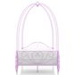 Furniture of America Carriage Twin Canopy Bed in Lilac, , large
