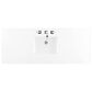 James Martin Vanities Bristol 60" Single Bathroom Vanity in White Washed Walnut with 3 cm White Zeus Quartz Top and Rectangular Sink, , large