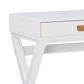 Linon Home Decor Peggy Writing Desk in White, , large