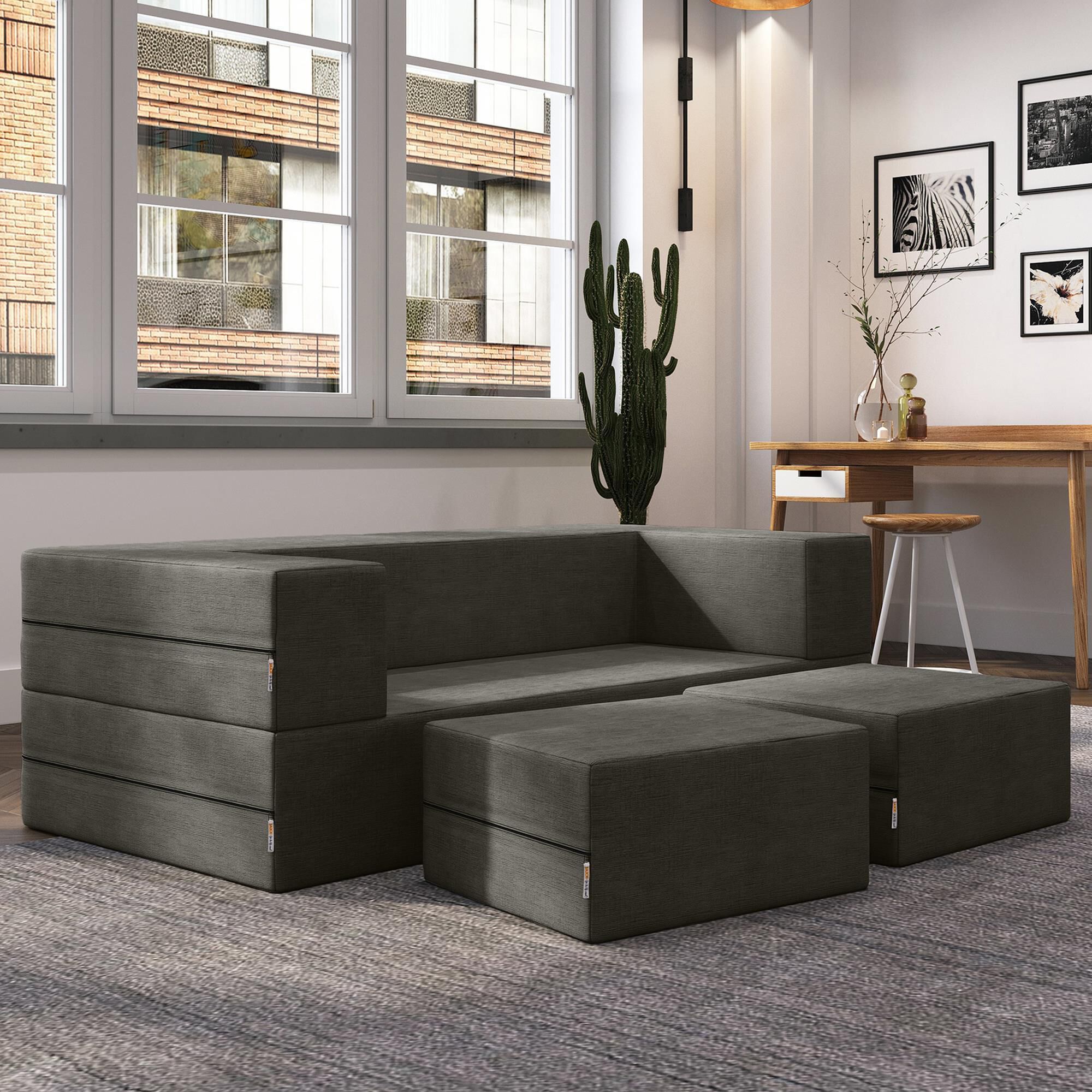 Convertible on sale sleeper loveseat