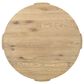 HOMLUX 47"W Round Dining Table with Oak Finish, 4-Leg Base, in Oak, , large
