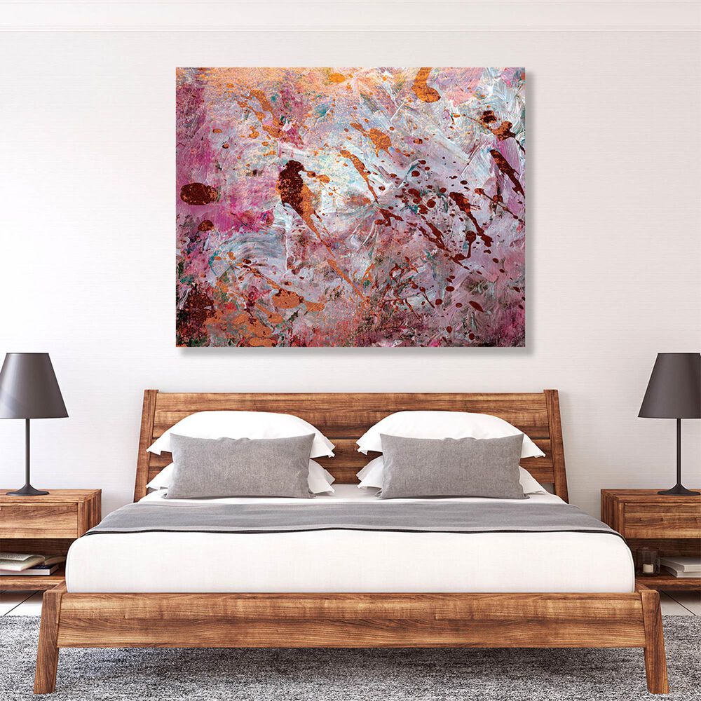 Kathy Ireland Home Paint And Rust 16 X 20 Metal Wall Art Print Nebraska Furniture Mart