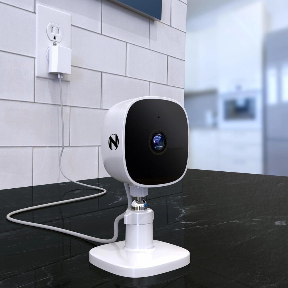 Night Owl Indoor Wi-Fi IP Plug In 1080p Deterrence Camera with 2-Way Audio - White, , large