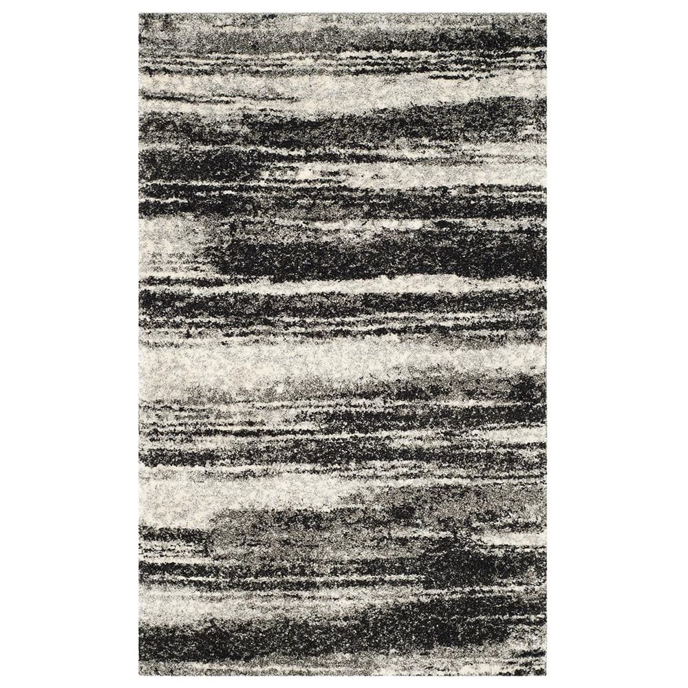 Safavieh Retro RET2693-8479-3 3&#39; x 5&#39; Dark Grey/Light Grey Area Rug, , large