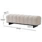 Hearth and Haven 64" Upholstered Dining Bench with Tufted Design in Beige, , large