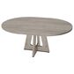 GARVEE 47" Oval Dining Table with Leaf in Gray - Table Only, , large