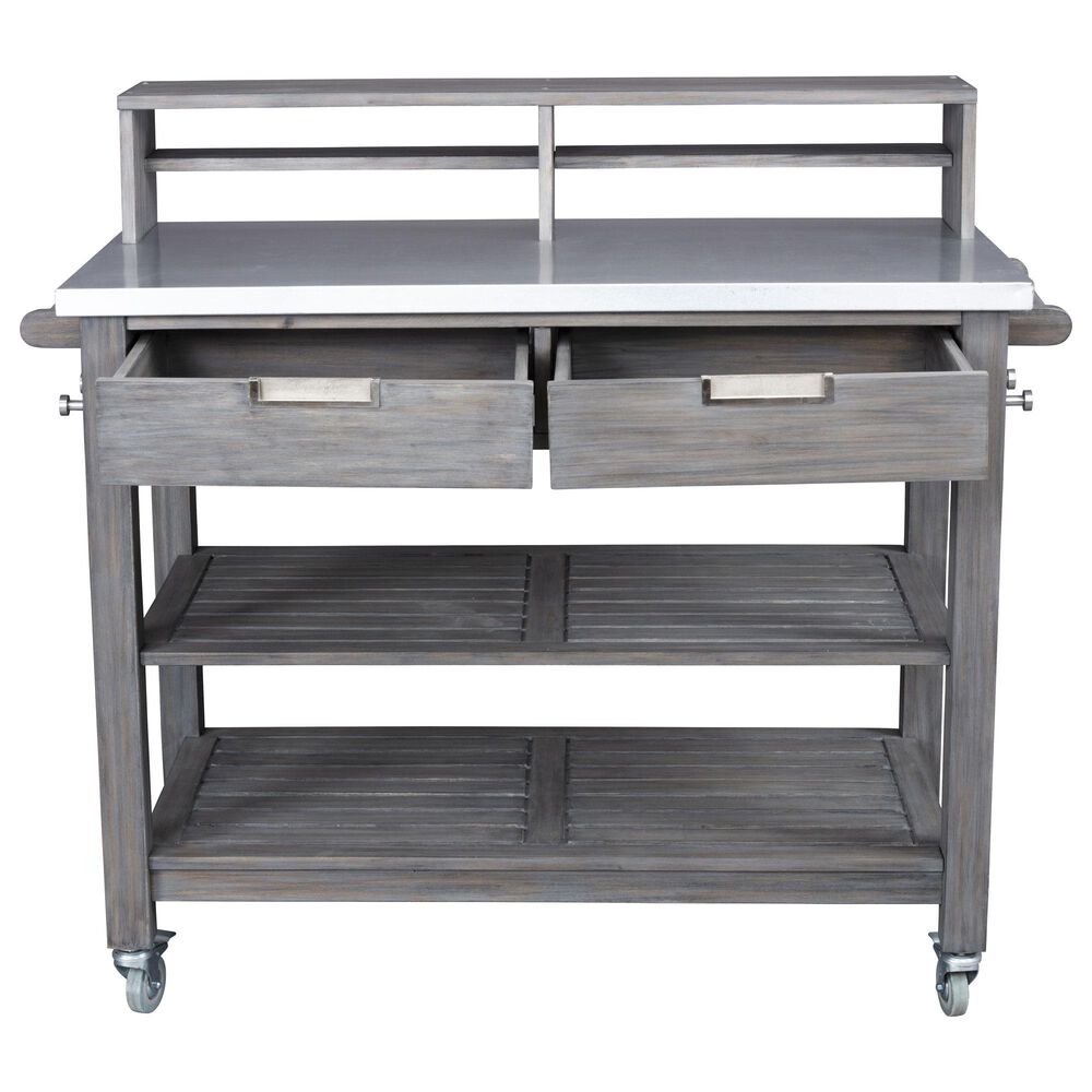 Homestyles Maho Potting Bench in Gray, , large