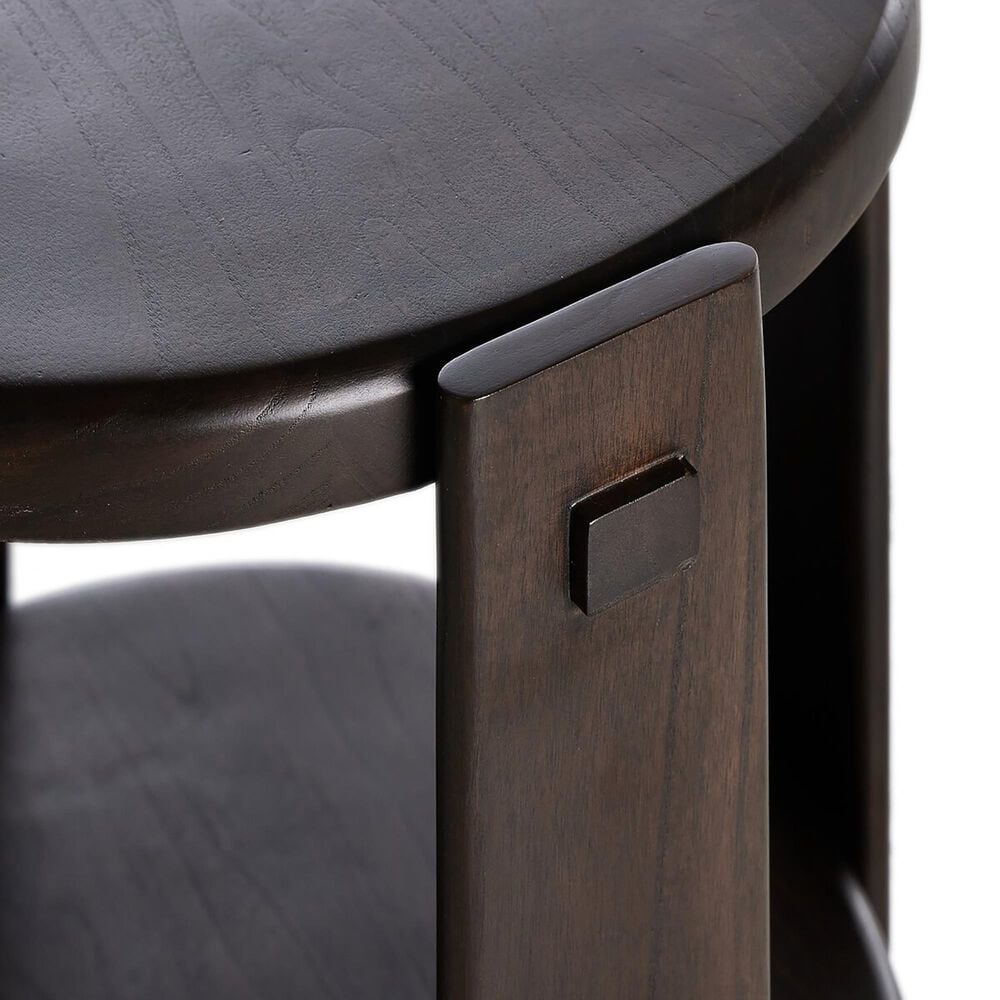 Four Hands Aidan End Table in Matte Brown Neem, , large