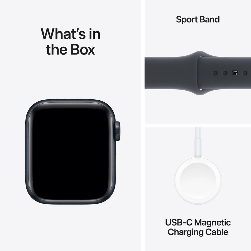 Apple Apple Watch SE GPS Smartwatch 40mm Aluminum in Midnight, , large