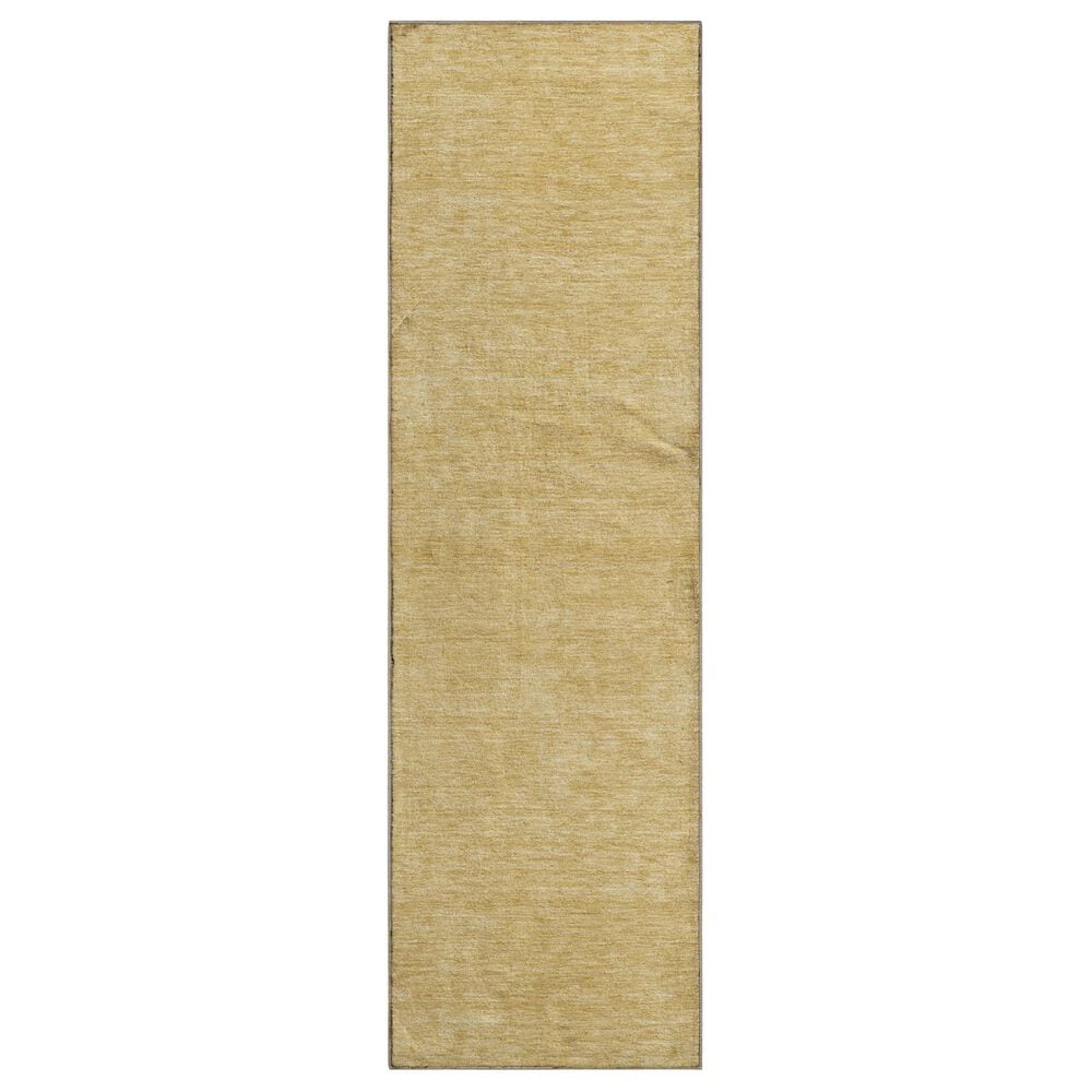 Dalyn Rug Company Soft Essentials Solid Gold 2"3" x 7"6" Runner, , large