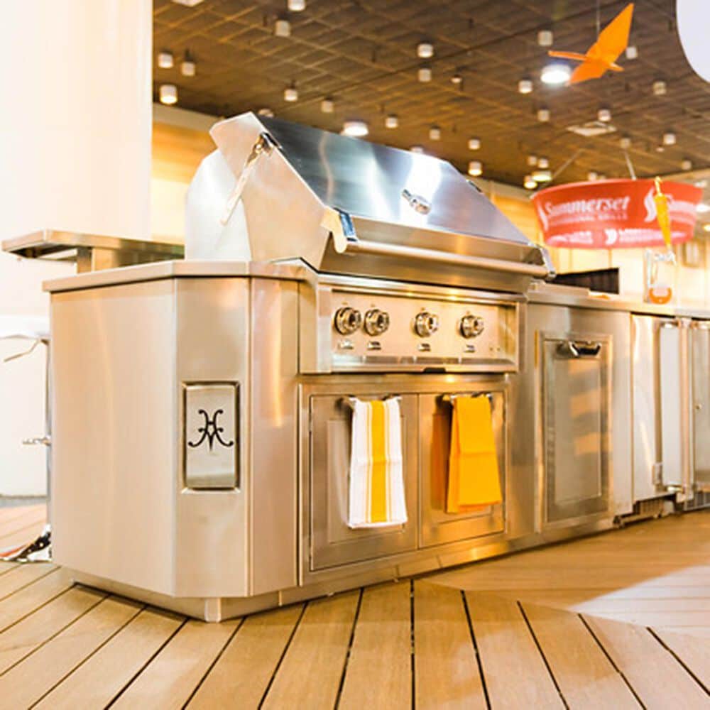 Hestan 36&quot; Natural Gas Built-in Grill Top in Stainless Steel, , large