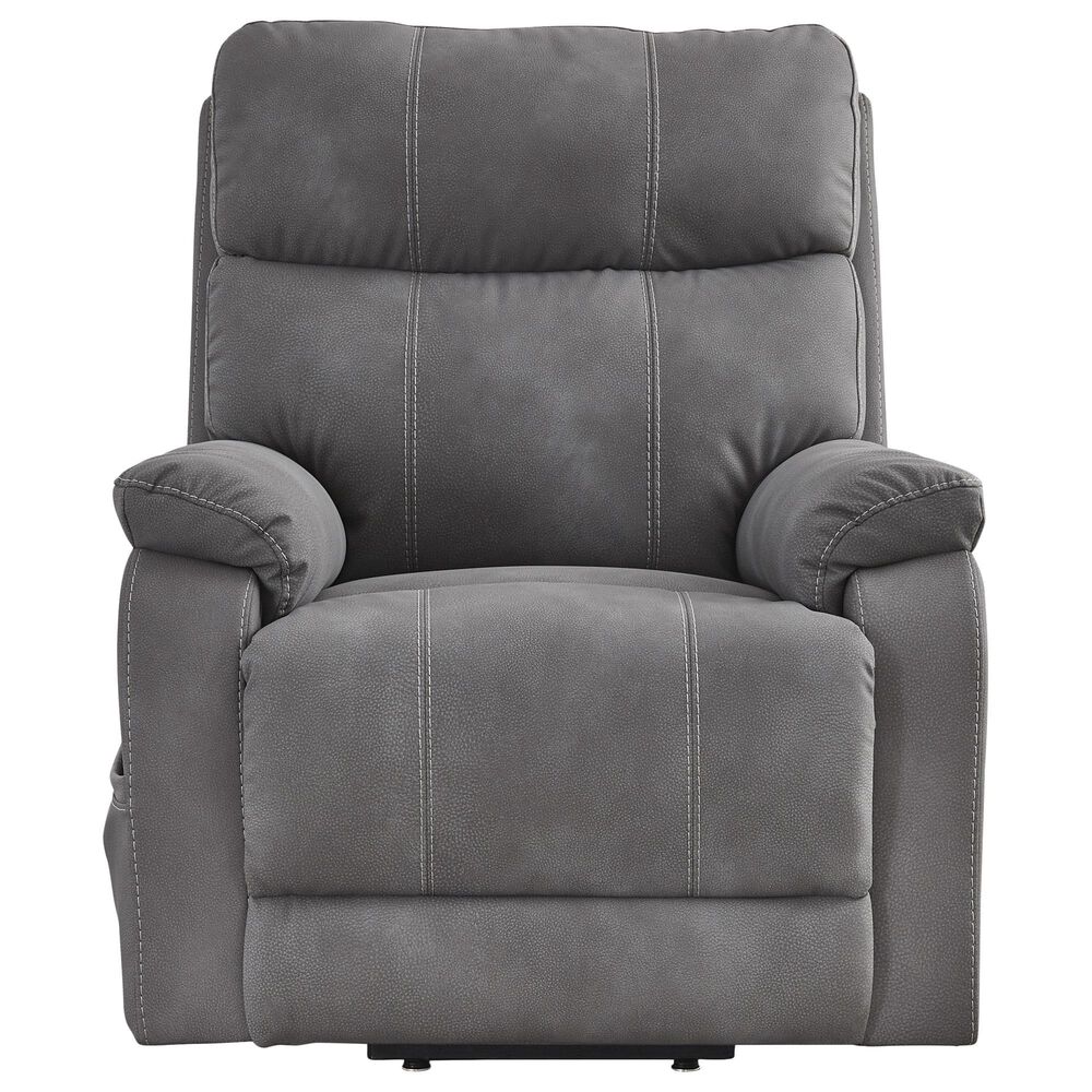 Ashley Next-Gen Durapella Power Lift Recliner in Slate, , large