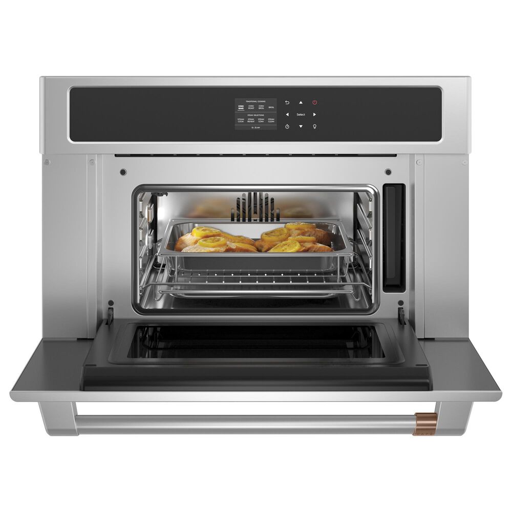 Cafe 30 &quot; Single Steam Companion Oven in Stainless Steel, , large